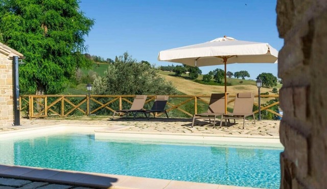 Comfortable Swimming Pool Villa With Sunbathing Area