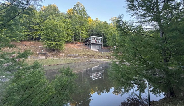 Cozy Cardoness Cabin on Private Fish Pond! Woods, Waterfall, & Modern Amenities!