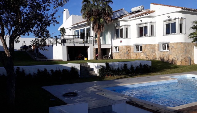 Detached villa private pool and sea views