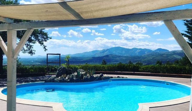 Holiday Home 'Hill House La Roccia' with Sea View, Shared Pool & Shared Garden