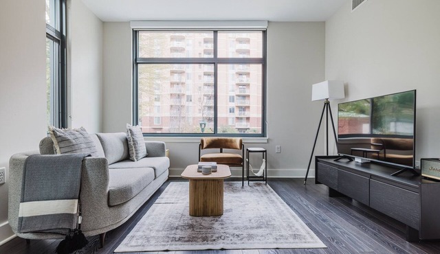 Impeccable Bethesda 2BR w/Rooftop & Gym, nr Metro, by Blueground