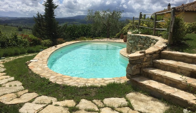PANORAMIC PRIVATE VILLA GELLO with landscaped pool