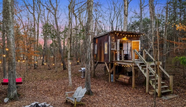 Peaceful Treehouse | Firepit + Grill*Pet Friendly!