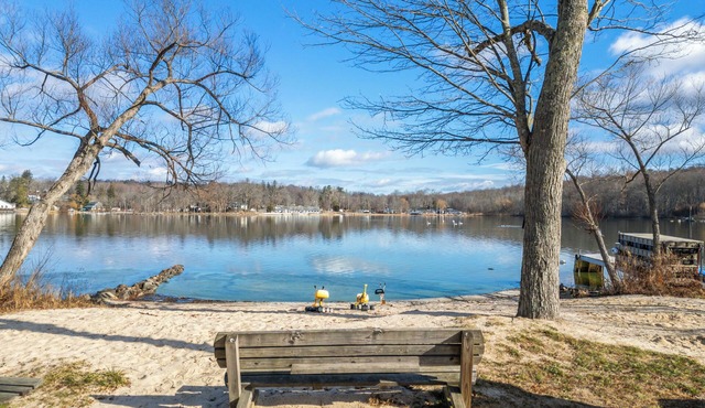 Pet Friendly Lake Cottage w/Fireplace & Fire Pit W/D