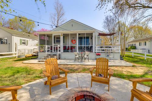 Potomac River Getaway: Walk to Marina!