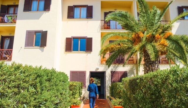 Studio in einer Ferienanlage mit Pool