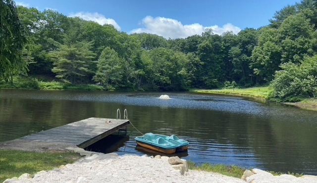 STUNNING Home on 3 acre Private Pond w. Hot Tub, BBQ, Firepit