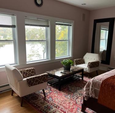Sunny river view suite