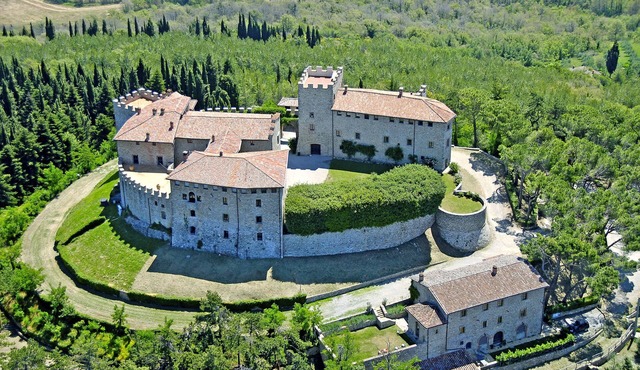 Umbria Restored Olive Mill at Castello di Montegiove, Moraiolo