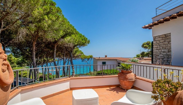 Villa with private beach access