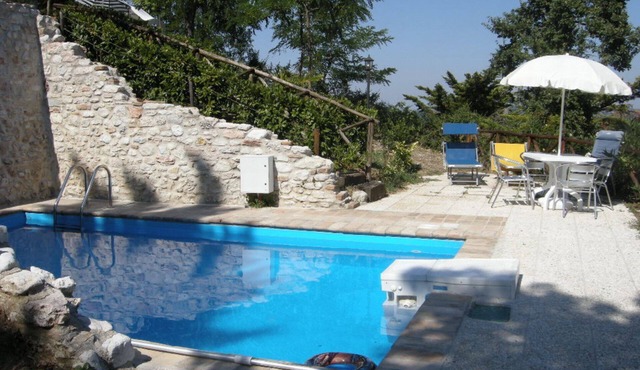 Villa with private pool in the Sibillini National Park