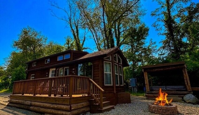 Waterfront Bourbon Barrel Cabin